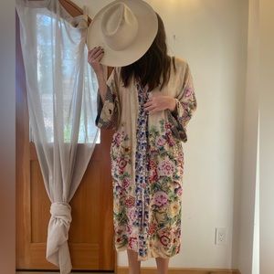 Johnny Was Reversible Silk Kimono